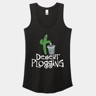 Ladies Desert Plogging Racerback Tank Thumbnail