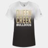 Women's V-Neck Ombre T-Shirt Thumbnail