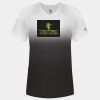 Women's V-Neck Ombre T-Shirt Thumbnail