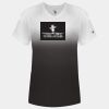Women's V-Neck Ombre T-Shirt Thumbnail