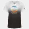 Women's V-Neck Ombre T-Shirt Thumbnail